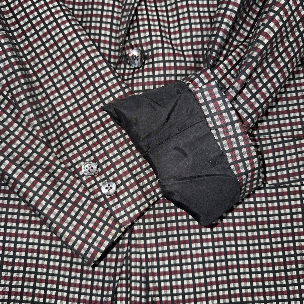 Vintage 60s Hart Schaffner Marx Mens Blazer 42R  Primavera Italian Cotton Check - Picture 5 of 10